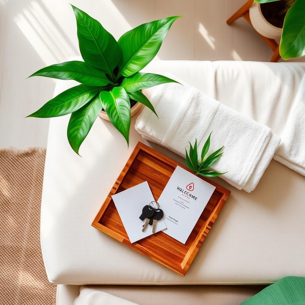 Apartamento bem decorado preparado para receber hóspedes
